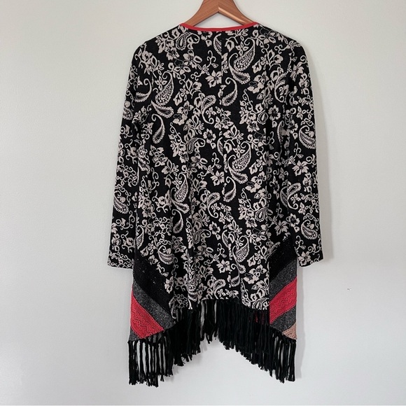 🎉 Ryu Boho Paisley Open Front Cardigan • Small - Picture 2 of 7